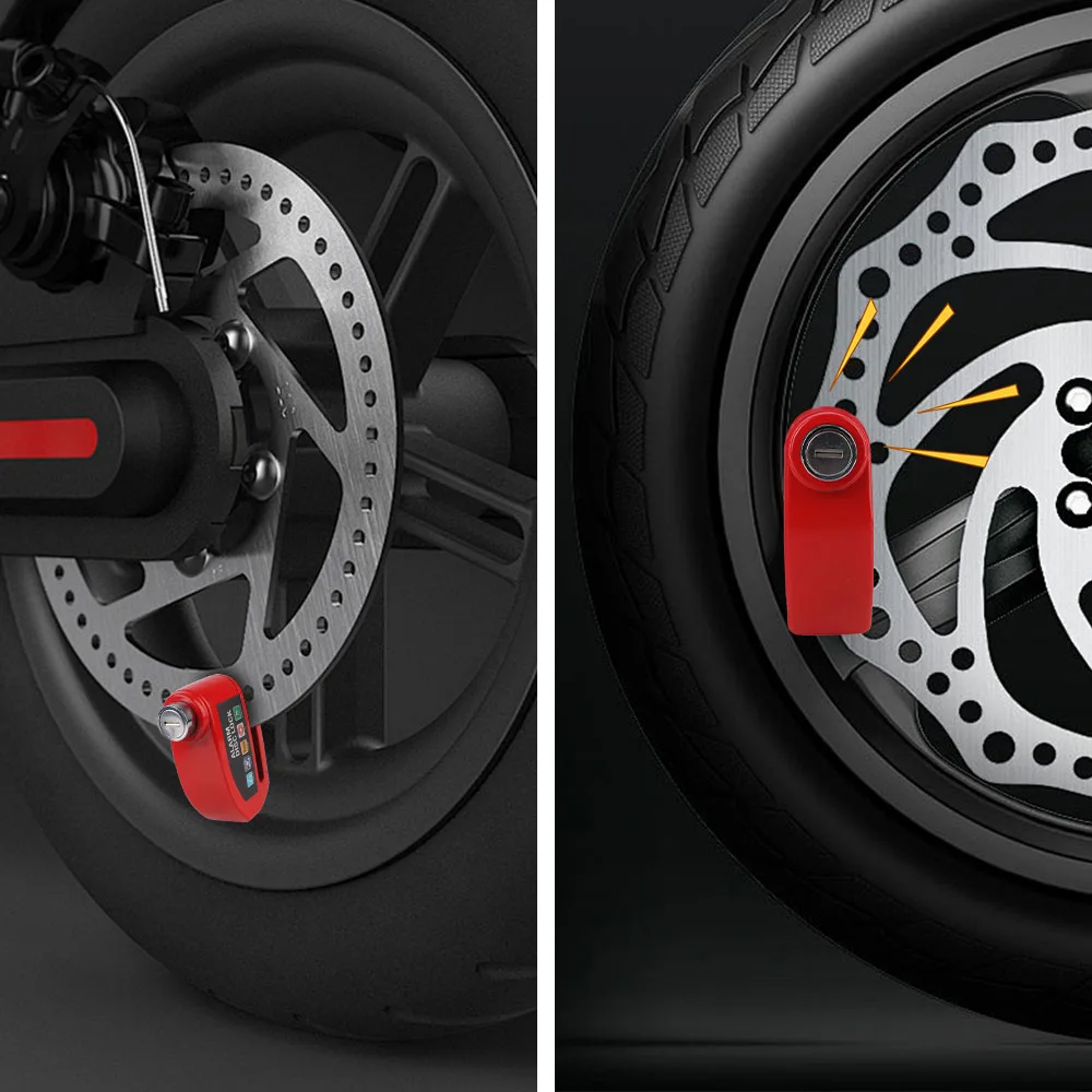 Противоугонная сигнализация с 2 ключами велосипедная дисковый замок датчик