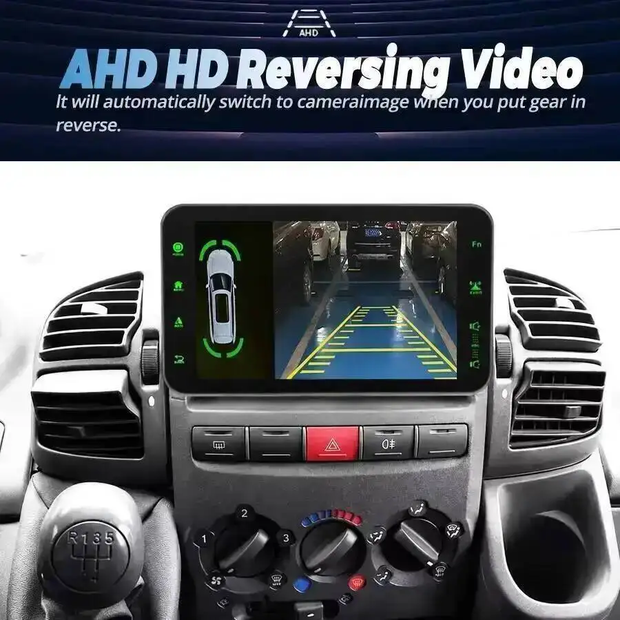 Фото Автомагнитола Android 15 для Fiat Ducato, Citroen Jumper, Peugeot Boxer 2002-2006 с GPS-навигацией, экраном, CarPlay, Wi-Fi и 4G №3