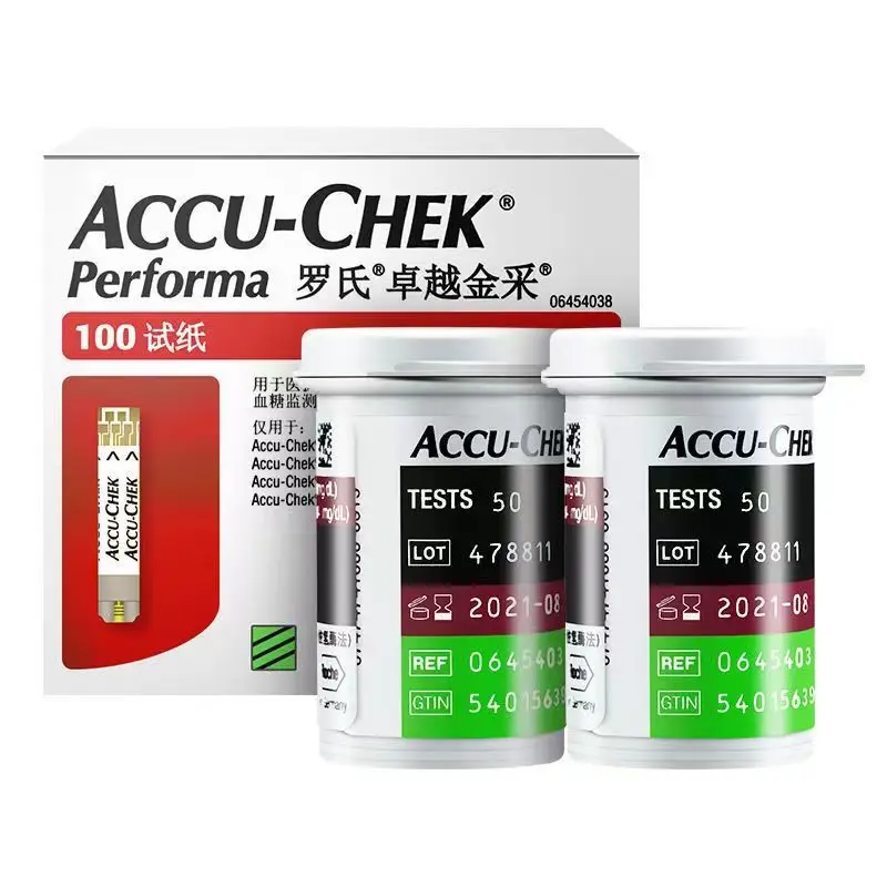 

(EXP:2024-01-31) ACCU - Chek Выполнение теста на глюкозу в крови тест на глюкозу ACCU - Chek и набор Lancet для мониторинга глюкозы в крови