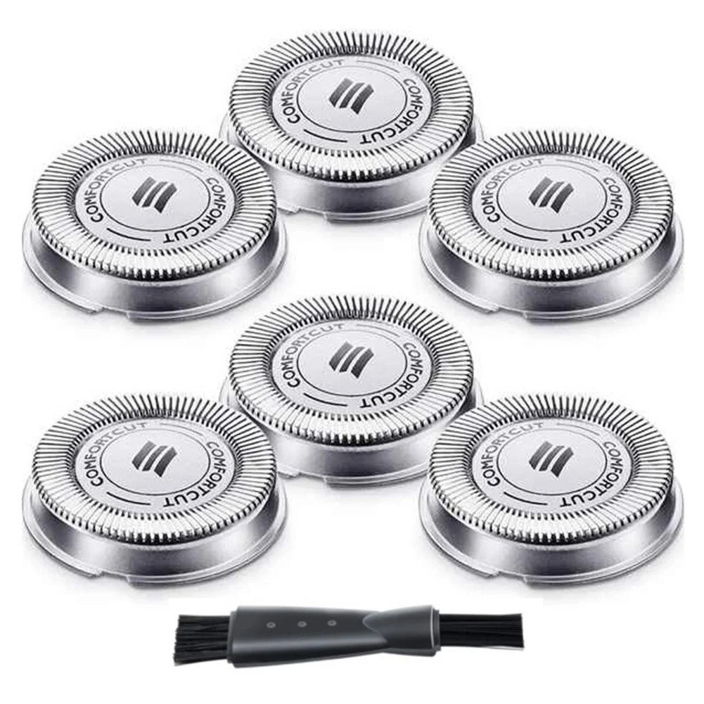 

6 Pcs SH30 Replacement Head Shaver Replacement Heads for Philips Electric Shaver Series S1000, S2000, S3000, S4000