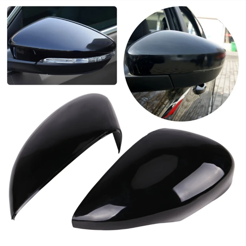 

Car Gloss Black Wing Mirror Cover Cap Accessories For Ford Fiesta 2009-2015 Side Wing Mirror Caps 8A6117K746CA 8A6117K747CA