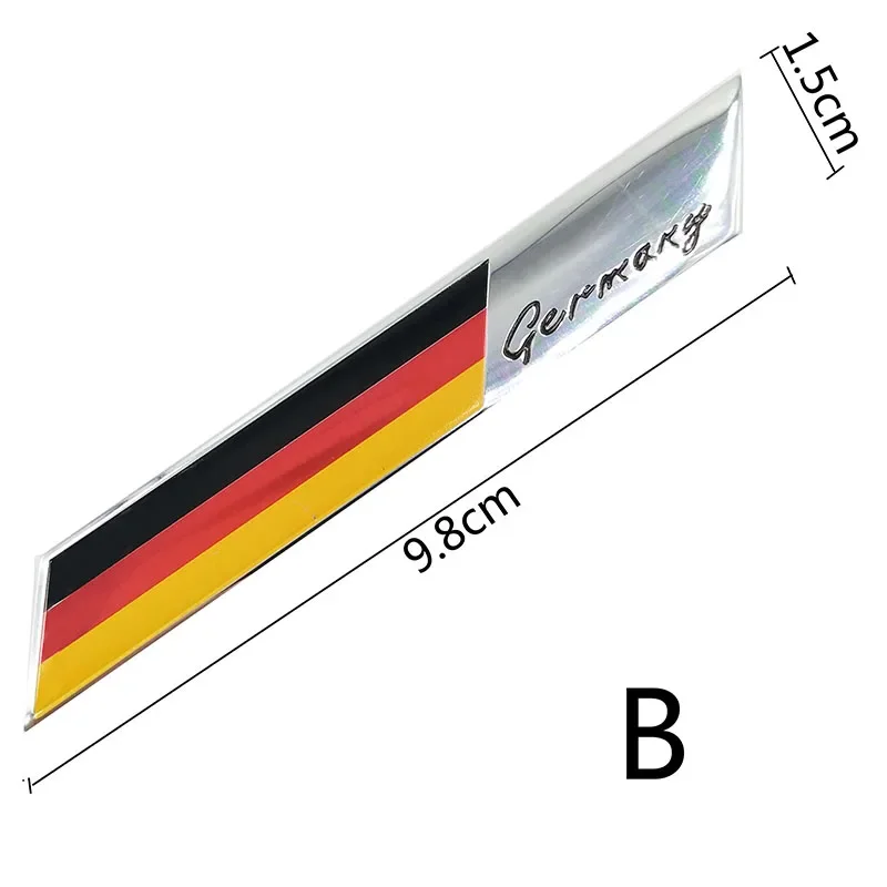 

3D флаг Германии, автомобильная наклейка, аксессуары, наклейки для Renault Peugeot Citroen Cruze Chevrolet Ford Focus VW Golf Benz BMW