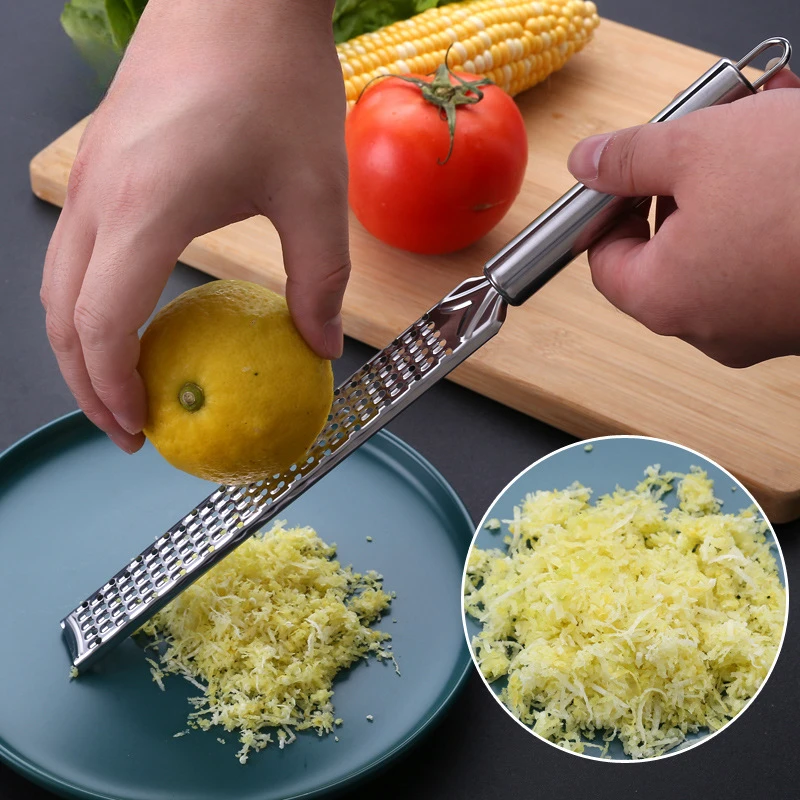 

Stainless Steel Lemon Grater Multi-purpose Cheese Planer Knife Slicer Sharp Kitchen Tools Cheese Shavings Knife Dessert Tools