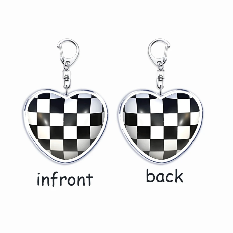 Брелок для ключей Y2k в стиле бильярдной камеры аксессуары с брелоком виде сердца