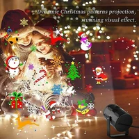 projector 16 pattern moving hd christmas laser light new led xmas snowflake lamp