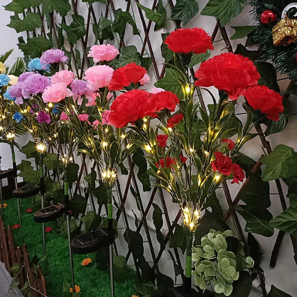 

Светодиодный атмосферный светильник на солнечной батарее, водонепроницаемый прочный уличный фонарь для гвоздиков, легкая установка, свети...