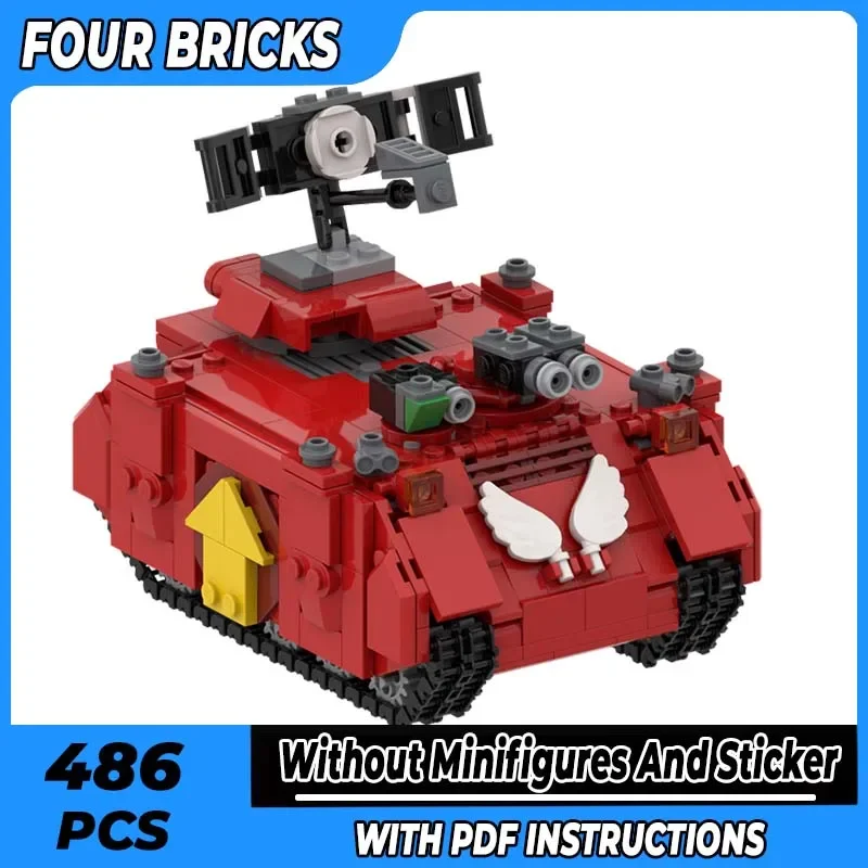 

Moc Building Bricks Military Game Model 40000 Hammer Command Tank Technology Modular Blocks Gift Christmas Toy DIY Sets Assembly