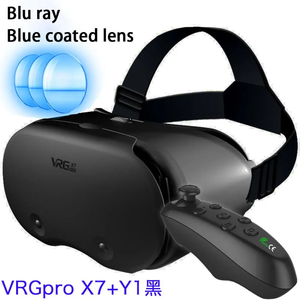 

Очки виртуальной реальности VRG Pro X7, шлем с сисветильник кой, подходит для смартфонов 5-7 дюймов