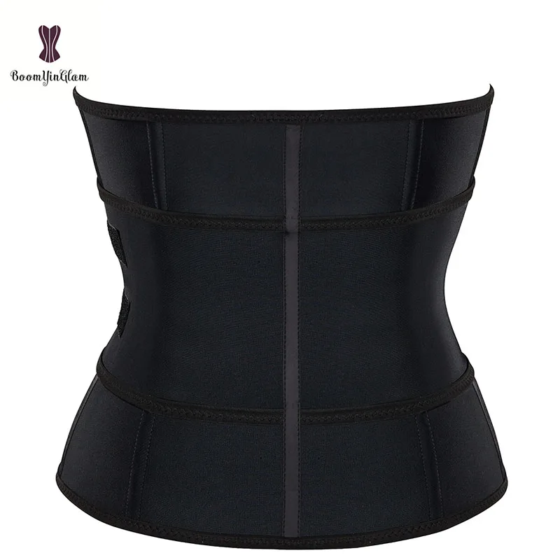 Plus Size Women Shapers 9 Steel Boned Underbust Corset 3 Hook Wasit Trainer Belt Sweat Waist Cinchers