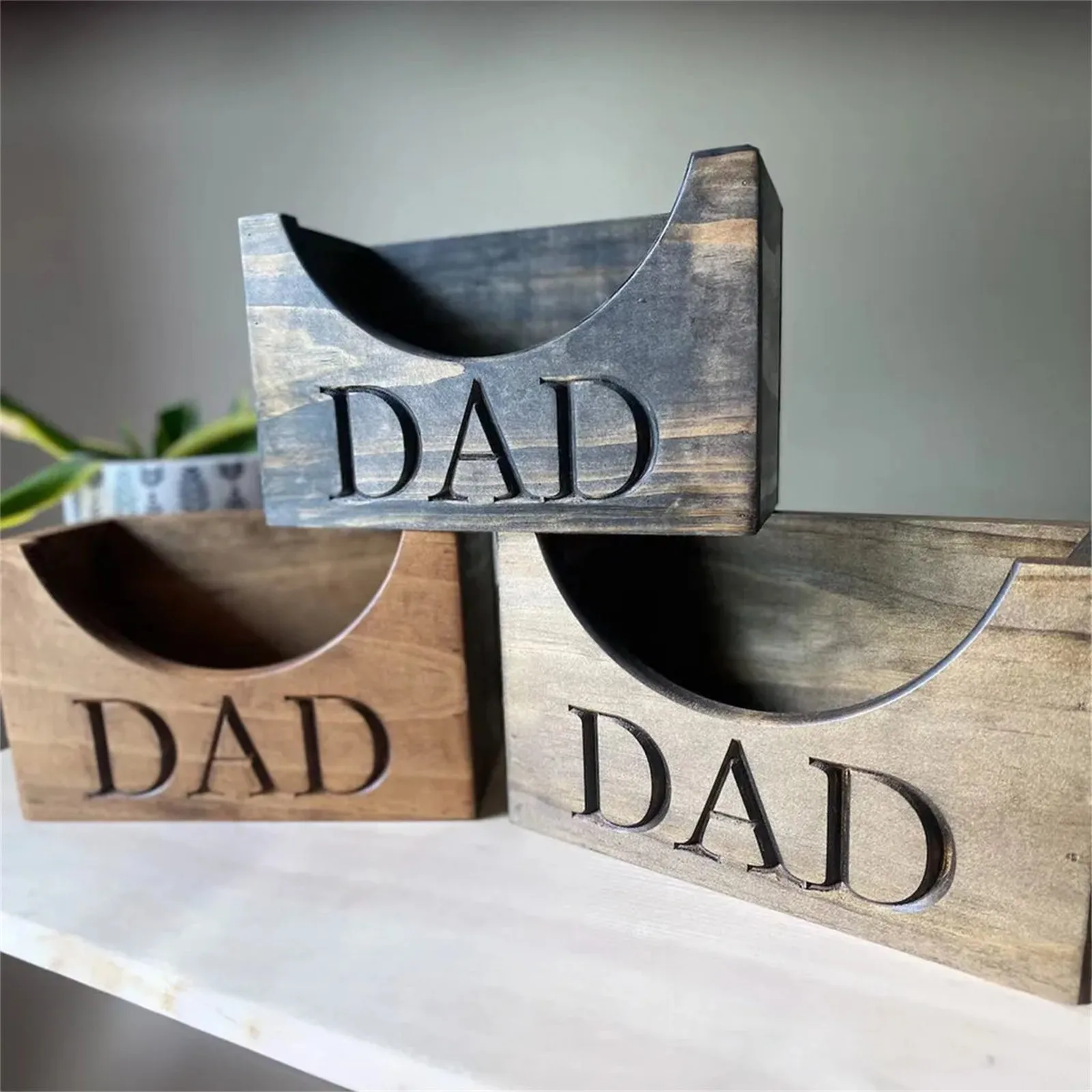 

Wooden Adult Hat Holder Baseball Hat Storage Rack The Best Baseball Cap Bracket Shelf Boy'S Gift3pc