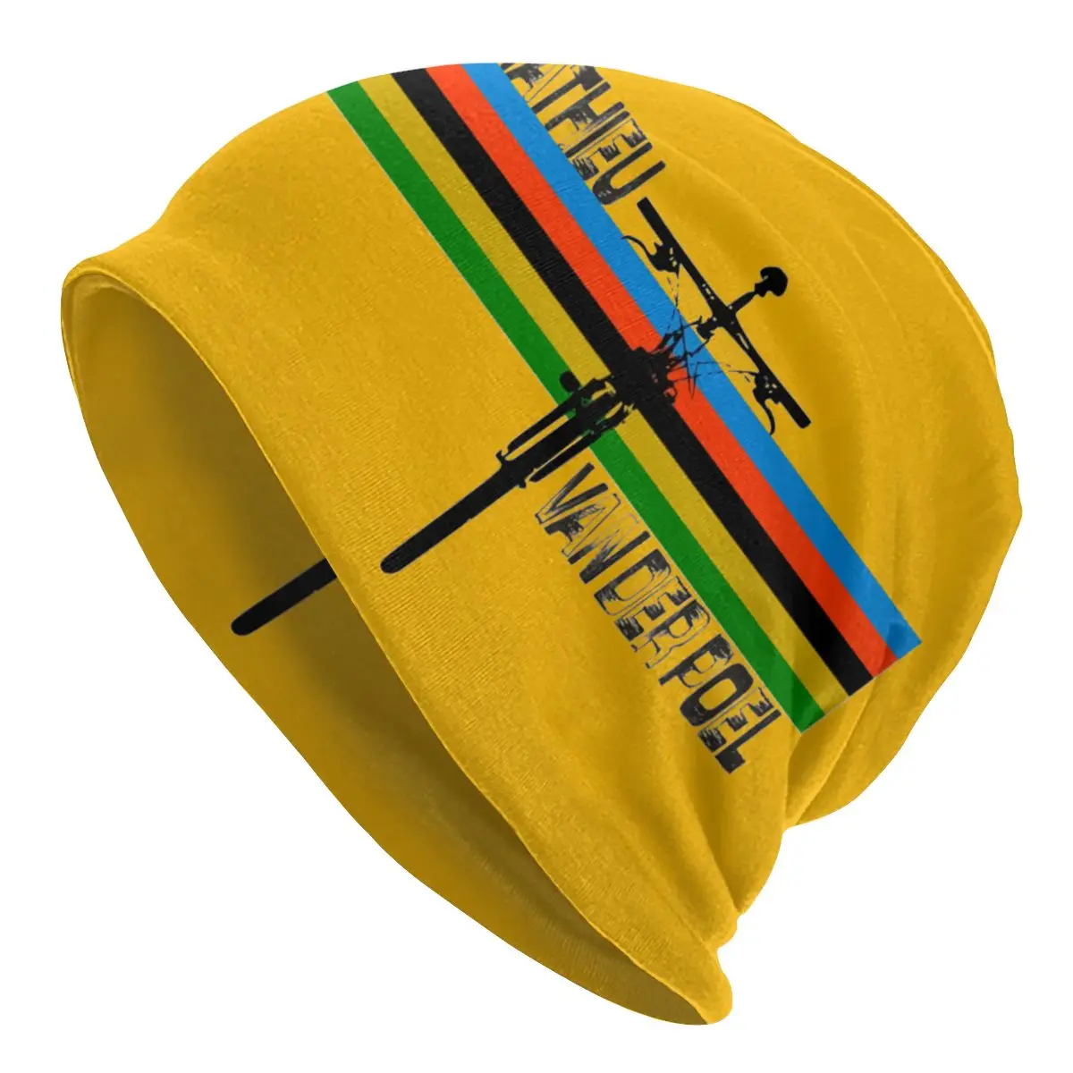 

Модные облегающие шапки Van Der Poel, зимняя Тёплая вязаная шапка для мужчин и женщин, головные уборы для улицы, Лыжная шапка