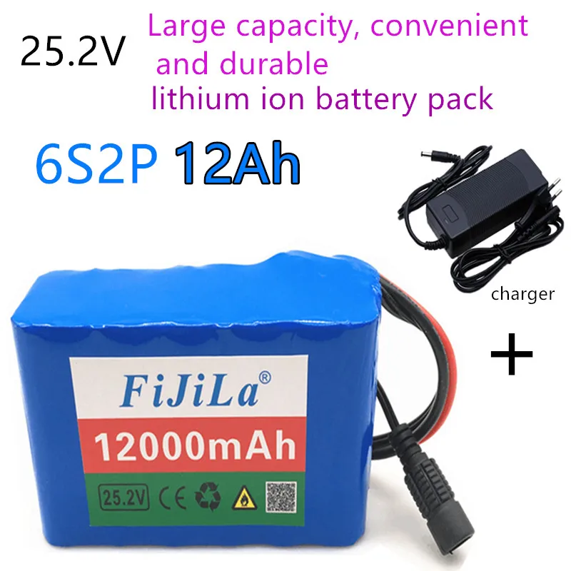 6s2p24v12.0ah1865 0 комплект литий-ионный батарей 25.2v12000mAh Электрический велосипед
