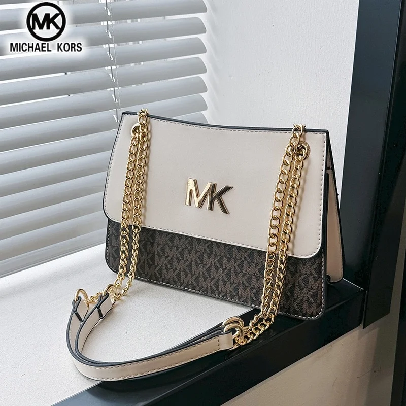Фото Женская повседневная и модная сумка через плечо с цепочкой от Michael Kors, сумка-кроссбоди, сумка для поездок на работу, модель MK Boutique. №1