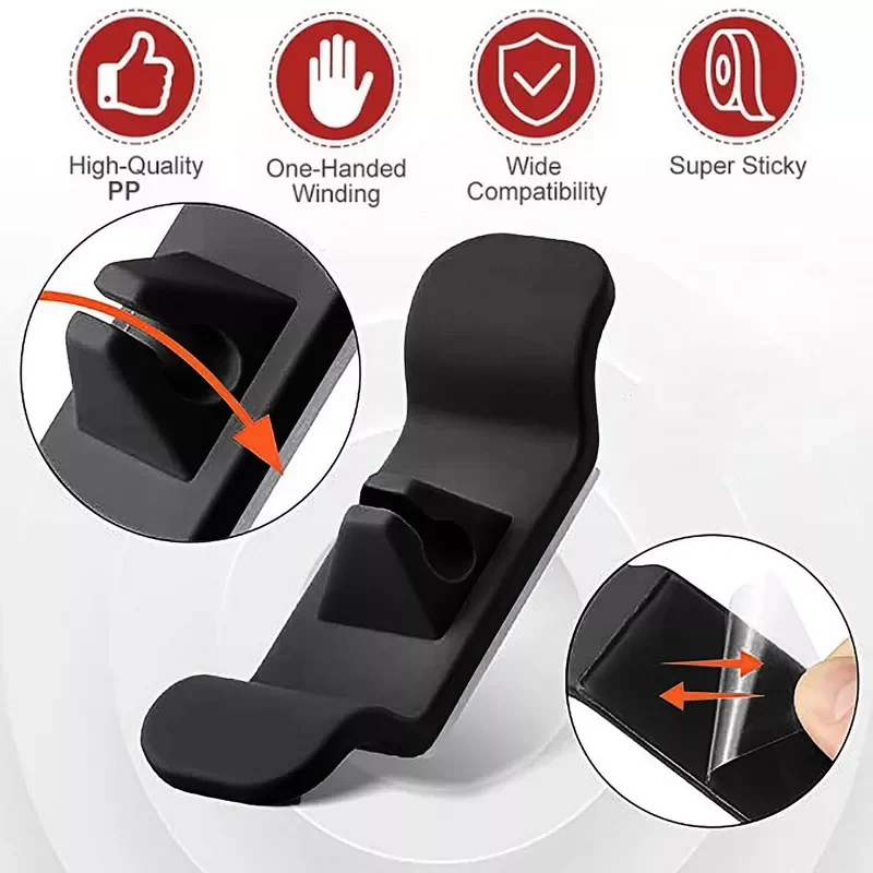 

2023NEW Cord Winder Cable Management Clip Cable Holder Keeper Organizer For Air Fryer Coffee Machine Kitchen Appliances