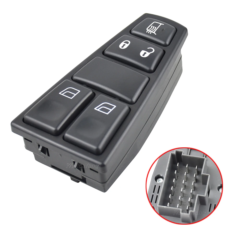 Electric Power Master Window Control Switch For Volvo Truck FM12 FH12 FM9 FH FM VNL 2004-2012 20752914 20752915 20752918 images - 6