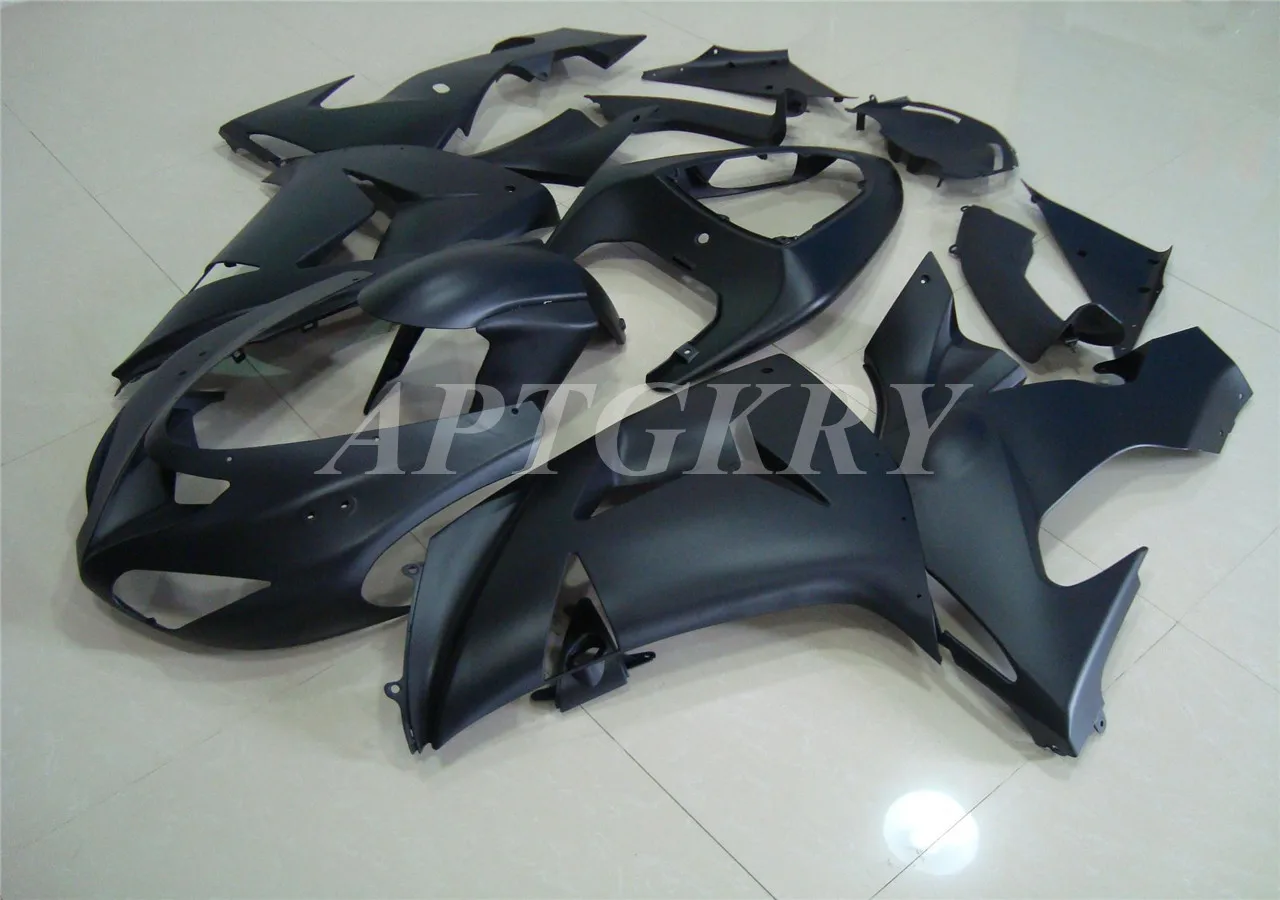 

Новый комплект обтекателей для мотоцикла из АБС-пластика, подходит для kawasaki Ninja ZX10R 2006 2007 06 07 10R, цвет черный, матовый