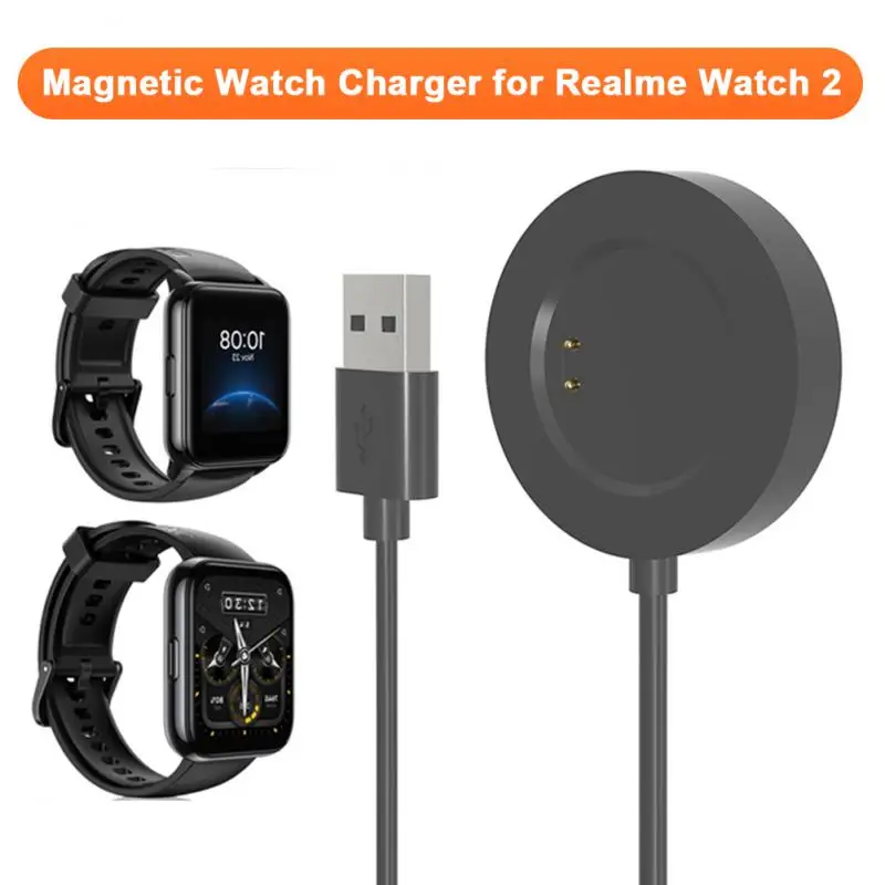 

Магнитная зарядная док-станция для часов Realme Watch 2, зарядный USB-кабель для умных часов Realme Watch 2