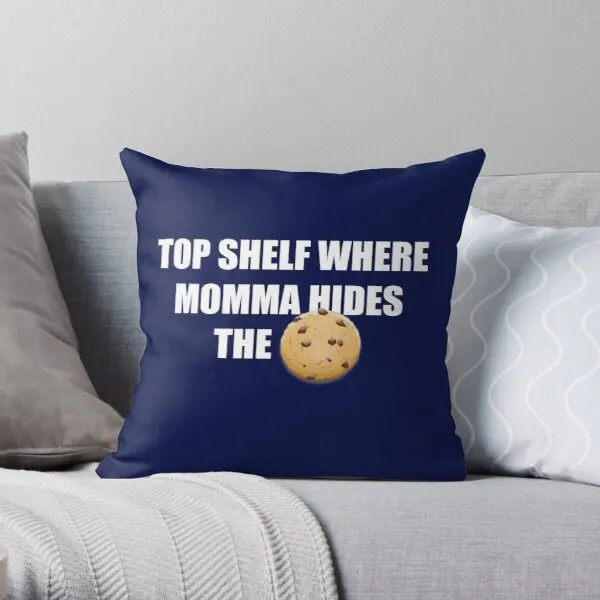 

Верхняя полка, где мама скрывает печенье с принтом, наволочка для подушки, модные квадратные мягкие подушки в комплект не входят