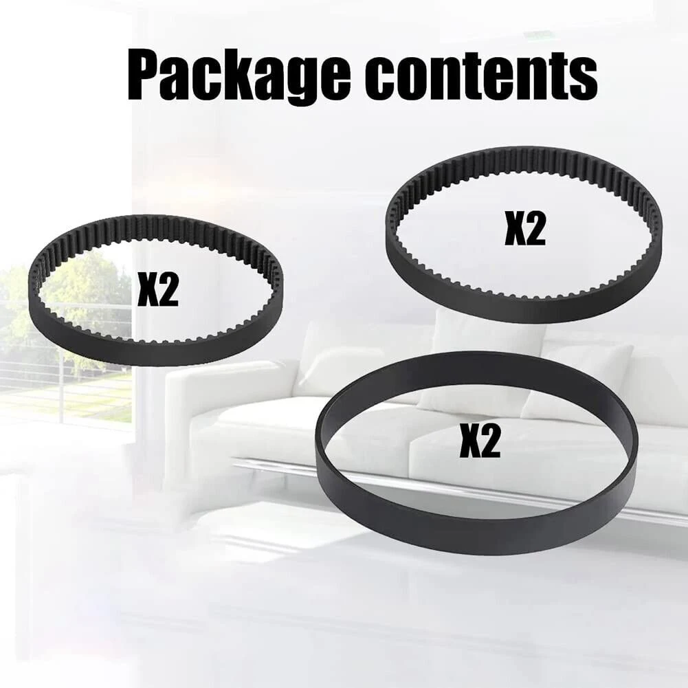 

6 Pack/set Belts 6pack Accessories Cleaning Tool Flexible Long-lasting Replacement Set Vacuum Parts Eco-friendly