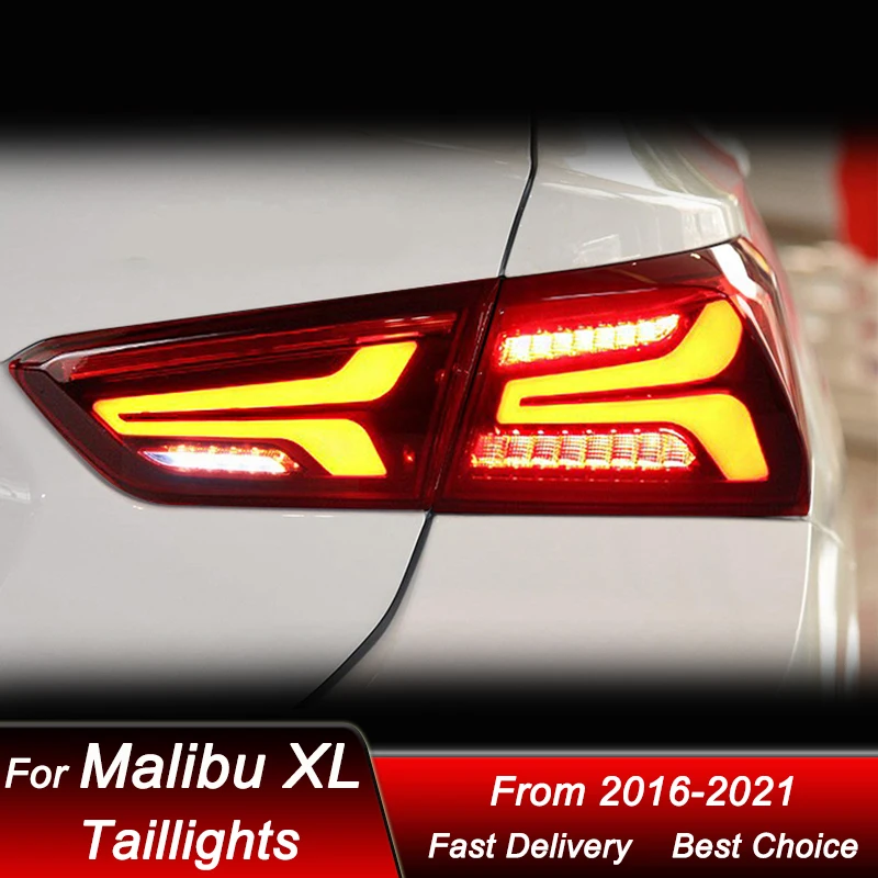 Стайлинг автомобиля задние фонари для Chevrolet Malibu XL 2016-2021 новый стиль полностью светодиодный динамический указатель поворота задний фонарь в сборе (art.: 3920cbce0d85e) - 3920cbce0d85e