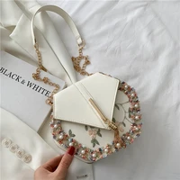 chain tassel womens bag summer pu leather shoulder bag fashion pearl lace crossbody bags for womn 2022 luxury design handbags