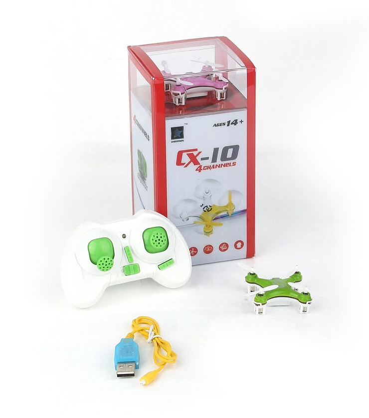 Cheerson cx-10 cx10 Mini 2 4g 4CH RC дистанционное управление Квадрокоптер вертолет Дрон CX 10