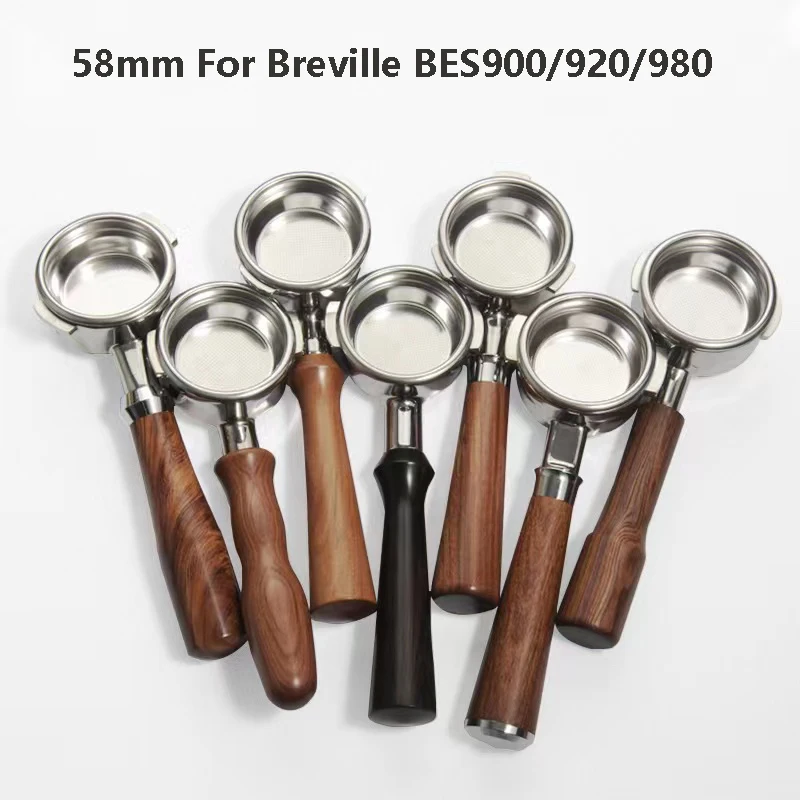 58mm For Breville BES900/920/980 Coffee Bottomless Portafilt