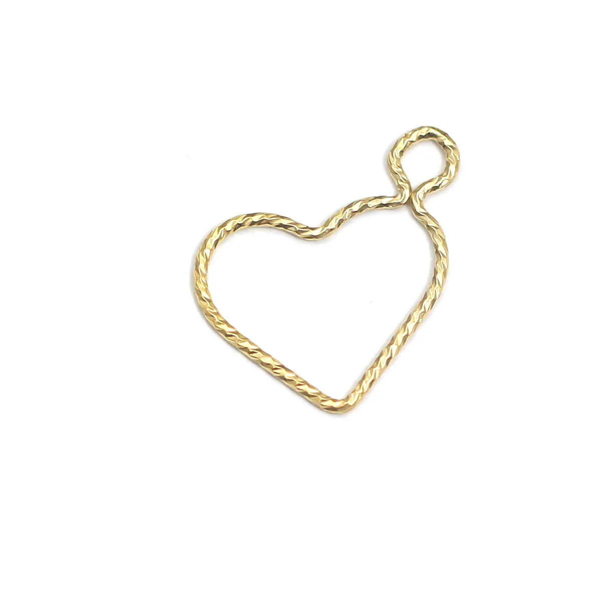 

Beadsnice 14K позолоченные подвески в форме сердца с пентаграммой