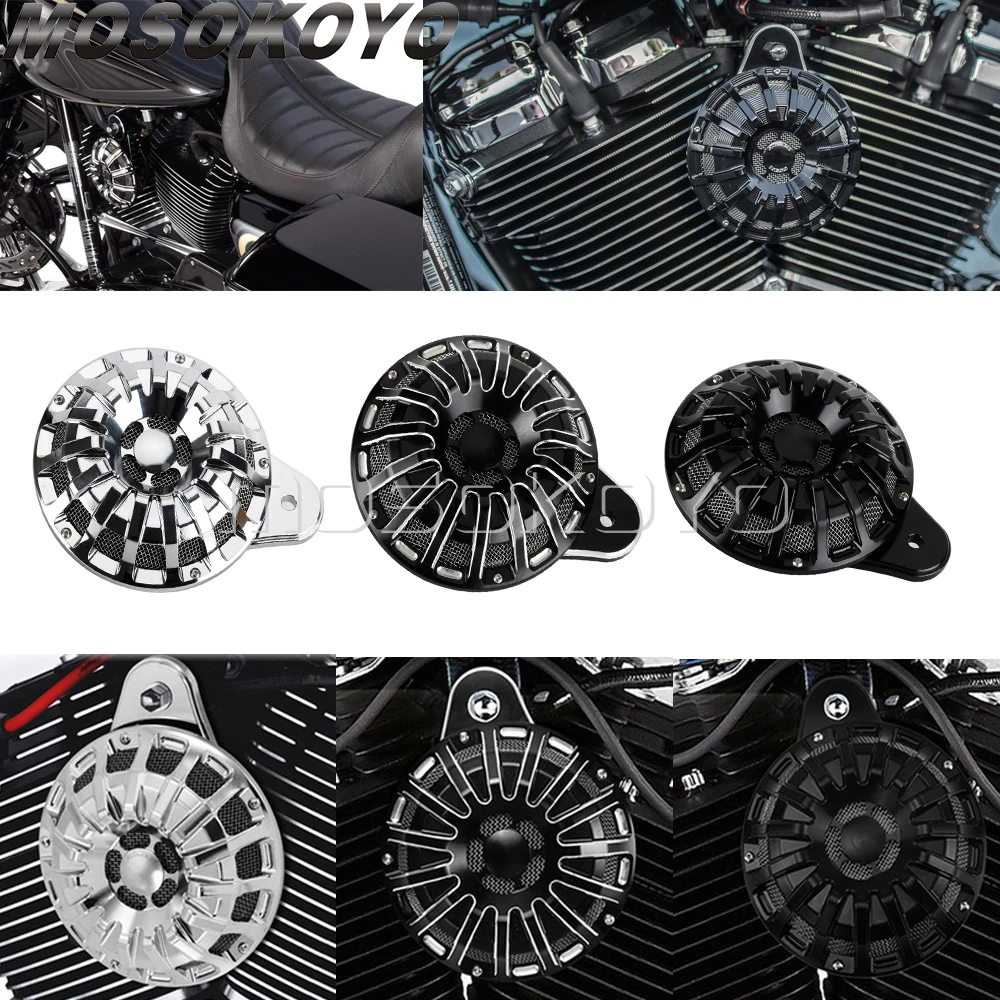 

Motorcycle Horn Speaker Cover Kits For Harley Big Twin Softail Touring Fat Bob Dyna Road Glide FXDF FXDL FXDB FXDWG FXDI FLD