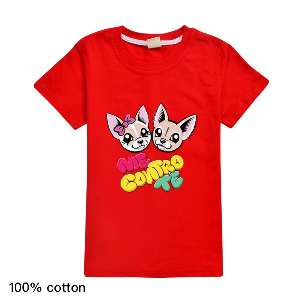 

Me Contro Te Cotton Summer Casual Top Boys Short-sleeved T-shirt Girls Funny Shirt Kids Graphic T Shirts Children Clothes Tops