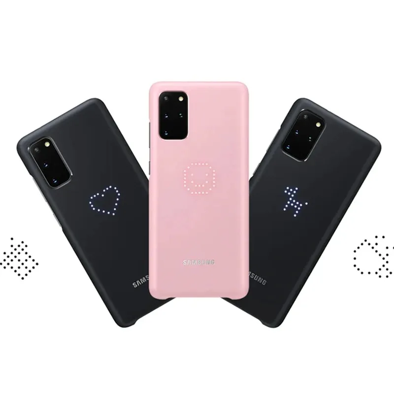 Умный светодиодный чехол для Samsung Galaxy S20 + Ультра светодиодная задняя крышка с