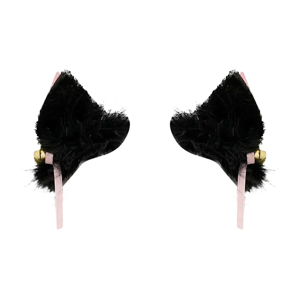 

Шлем плюшевый со съемными кошачьими ушками, аксессуары для мотокросса, 1 пара