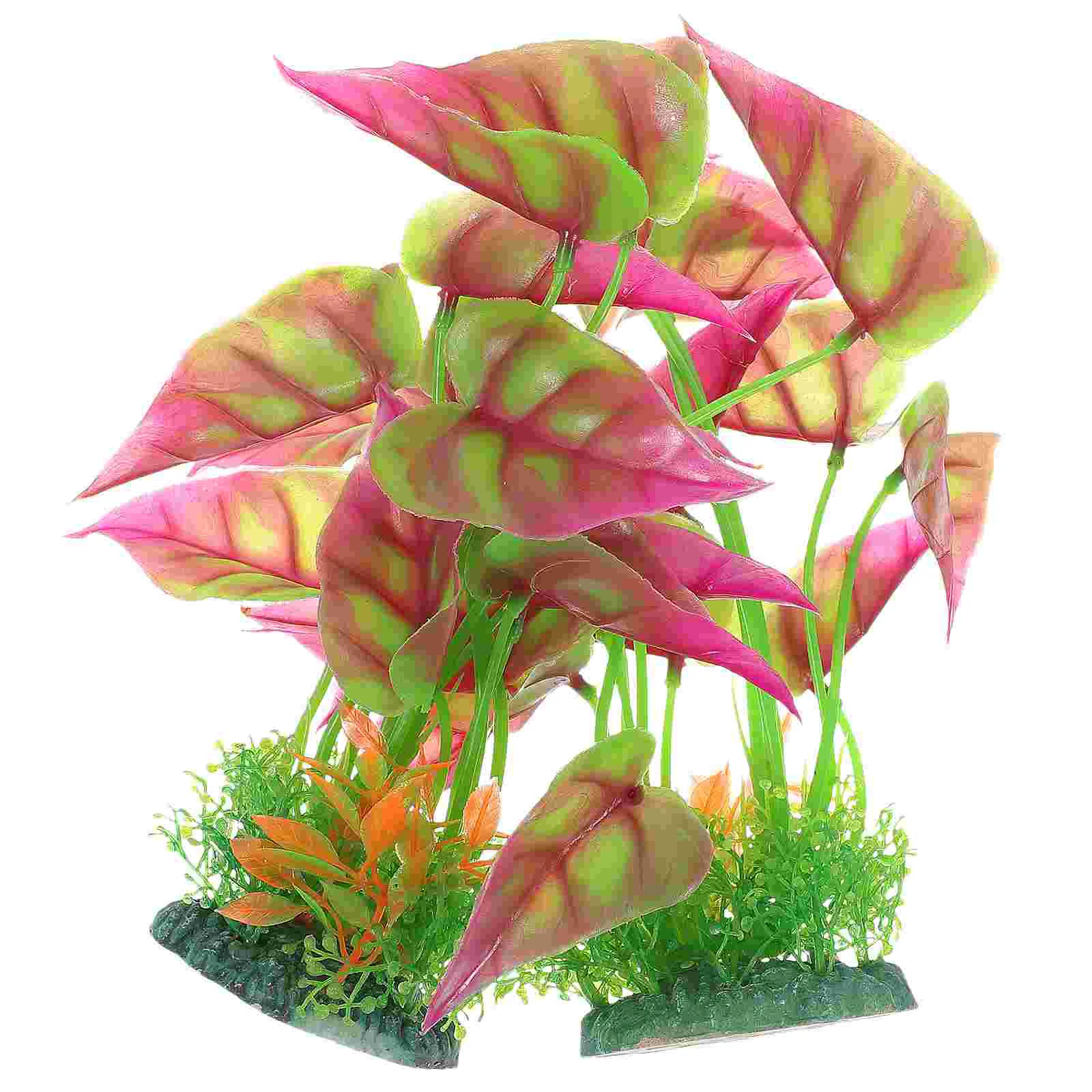 

2 шт. аквариумные украшения для украшения аквариума аксессуары столовый платок Декор Betta большие украшения пластиковый высокий Настольный