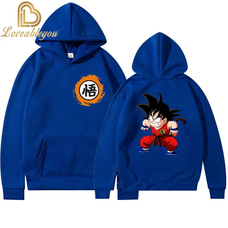 

Dragon Ball Men Hoodie Women Fashion Homme Cotton Fleece Hoodies Japanese Anime Goku Streetwear Boy Girl Clothes