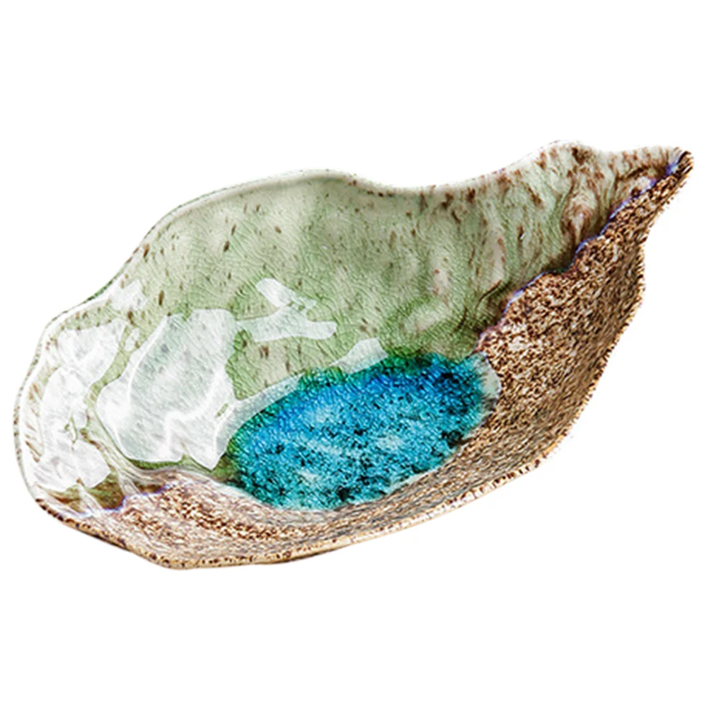 

Trays Food Serving Fruit Plate Oysters Wedding Porcelain Holder Cabbage Style Bowl