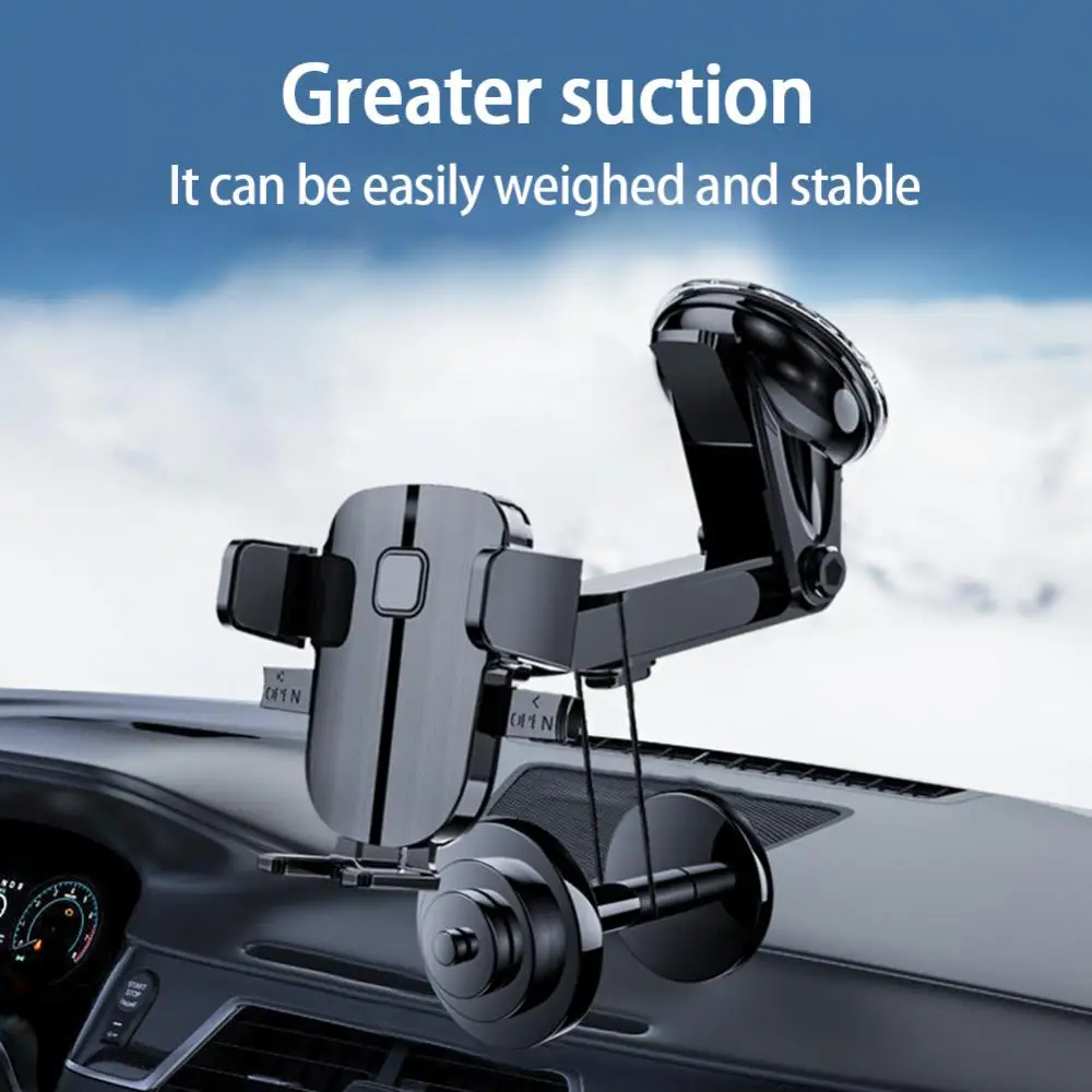 

360 Degree Rotation Air Outlet Bracket Telescopic Universal Car Phone Holder Multifunctional Car Mobile Phone Holder