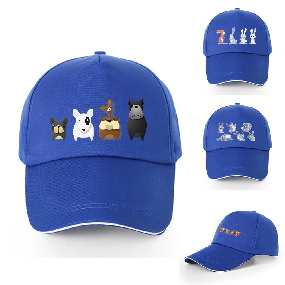 

Unisex Fashion Baseball Caps Adjustable Snapback Visors Hat Cartoon Print Street Hip Hop Cap for Men Women Sunscreen Sun Hats