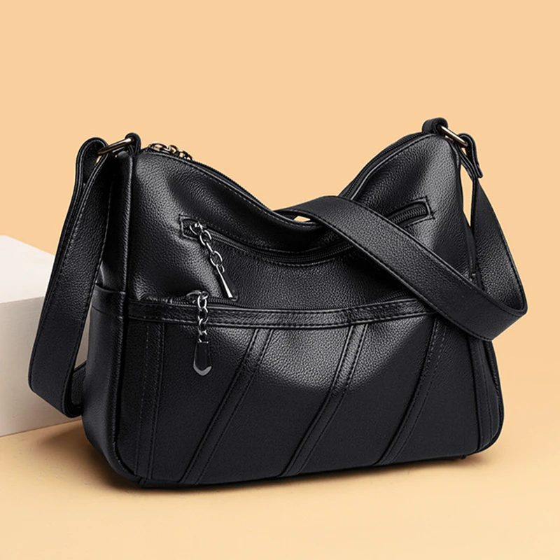 

Women Shoulder Bag Female Leather Luxury Women Handbag Ladies Messenger Bag bolsas femininas Crossbody Bags For Women Sac A Main