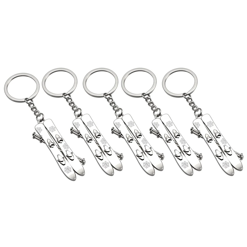 

5 Pack Snowboarder Gift 3D Snowboard Keychain Snowboarding Keychain Snowboard Key Ring Snowboarder Team Gifts