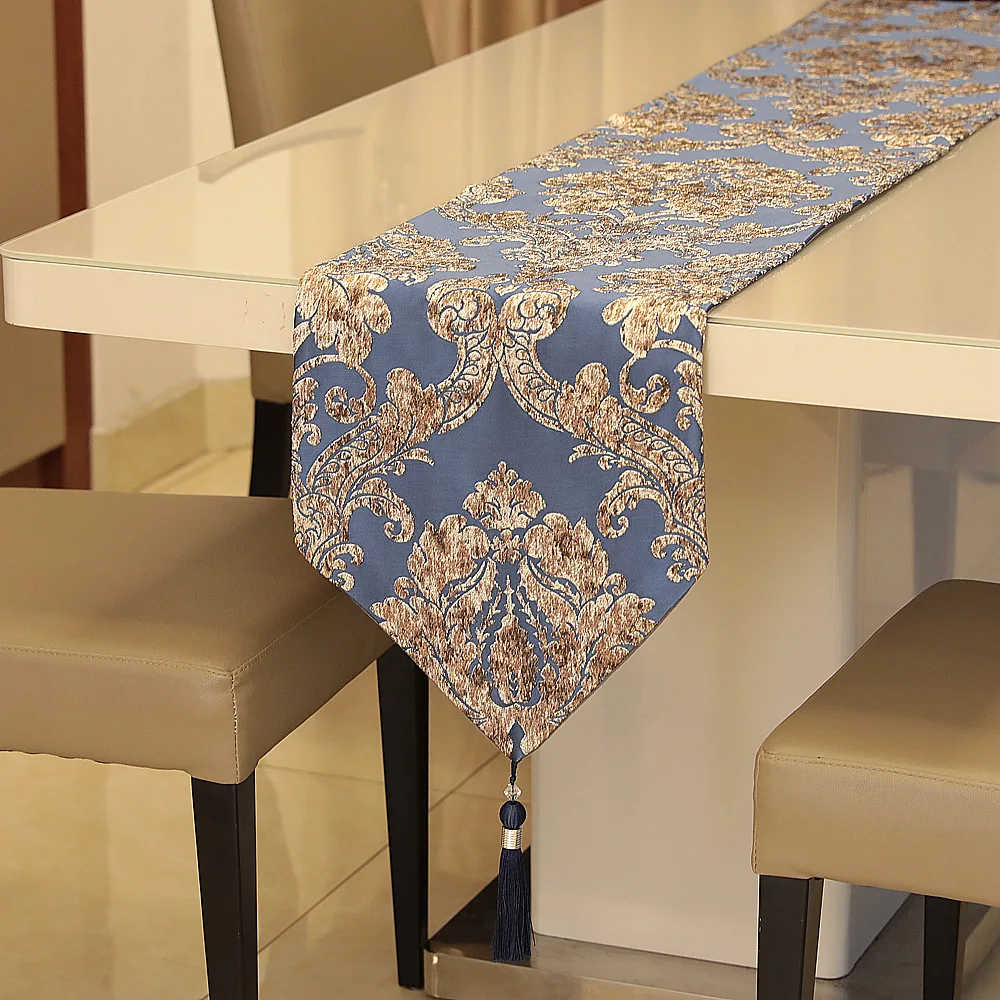 Простой жаккардовый синель европейский стиль журнальный столик Западный стол