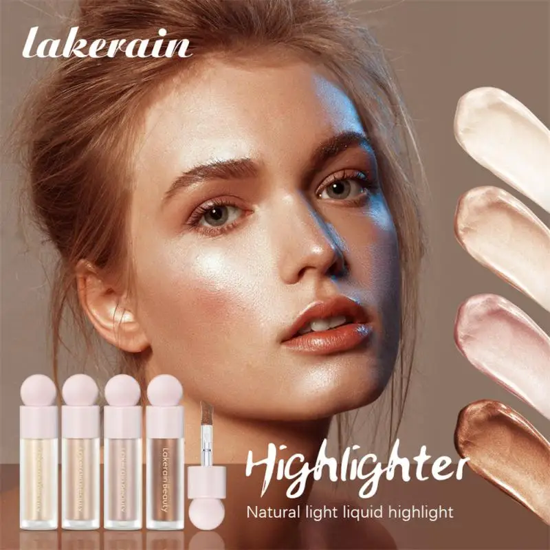 

Liquid Highlight Brightening Pearl Glitter Powder Liquid High Gloss Eyeshadow Silkworm Crystal Diamond Face Body Bronzers