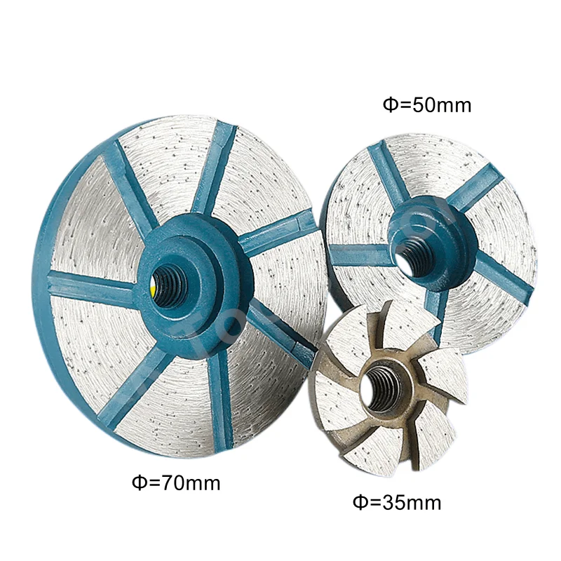1 шт. 35/50/70 мм алмазный шлифовальный круг для угловой шлифовальной машины гранит