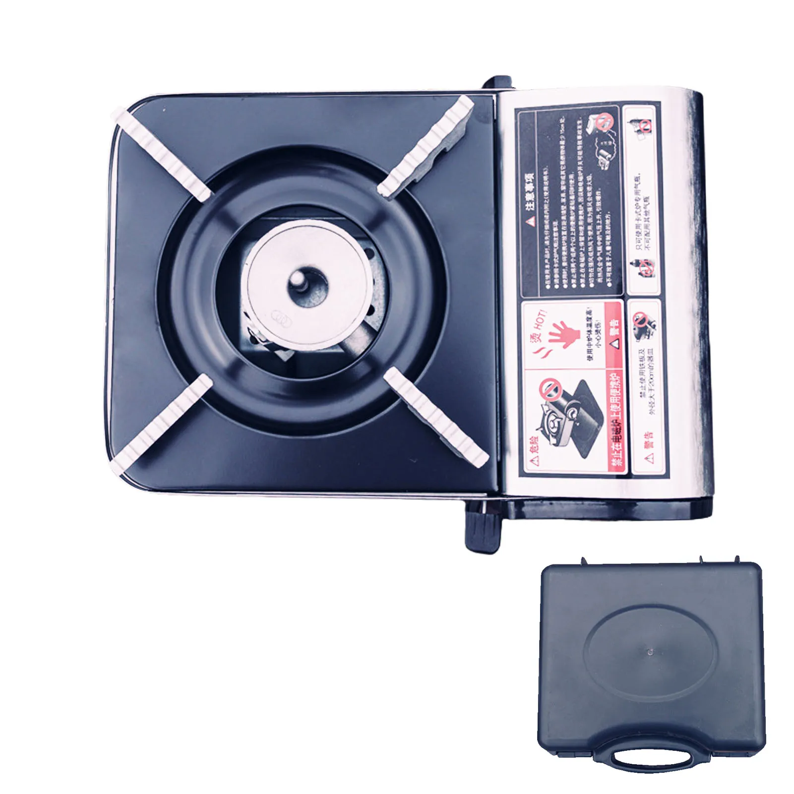 

Portable Camping Stove Single Burner Cassette Stove Safe Camping Burner Stove Single Burner Backpacking With Carrying Case For