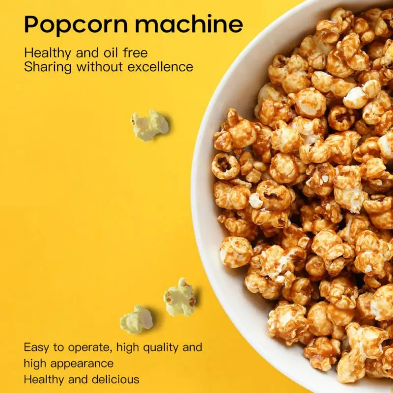 Electric Corn Popcorn Maker Household Automatic Mini Hot Air