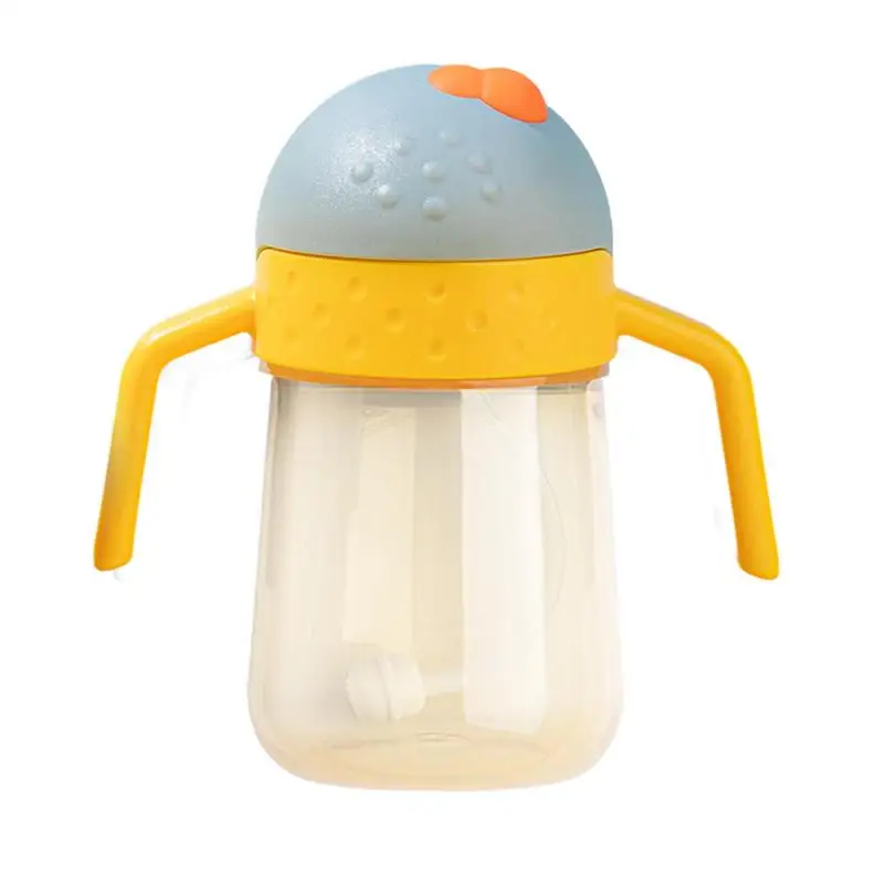 

Baby Training Cup Trainer Sippy Cup With Handle And Straw Spill-Free Nipple Leak-Proof Soft Spout Sippy Cup Water Drinking Cup