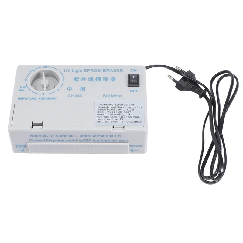 

Ultraviolet Light Drawer Eraser Ultraviolet Light Drawer Style To Erase EPROM Micro-Controllers Erasable IC, EU Plug