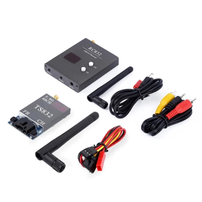 

48Ch 5.8G 600mw 5km Wireless Video Transmitter TS832 Receiver RC832 for FPV Multicopter Aircraft Quadcopters H8WD