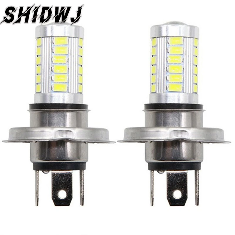 

1Pcs Car Goods H4 LED Lamp Car Headlight 33 SMD 5630 5730 Light Bulb Auto Automobile Fog Light For Car Accessories Hotsale