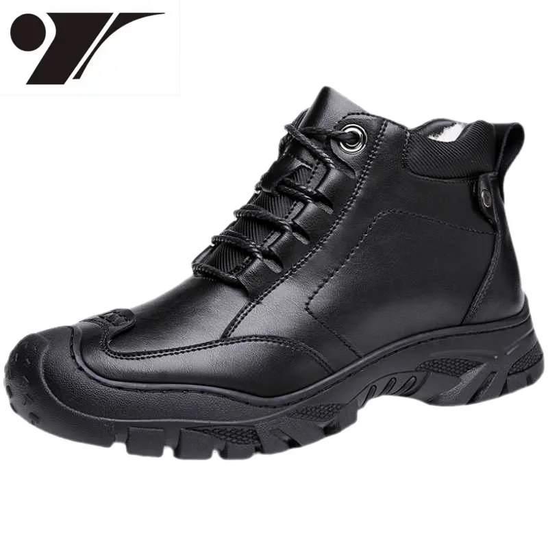 

Модные зимние теплые мужские ботинки на толстой шерстяной подкладке