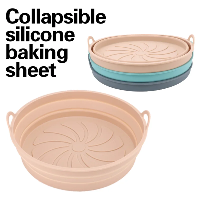 Силиконовый Складной Круглый Квадратный Форма Для Фритюрницы